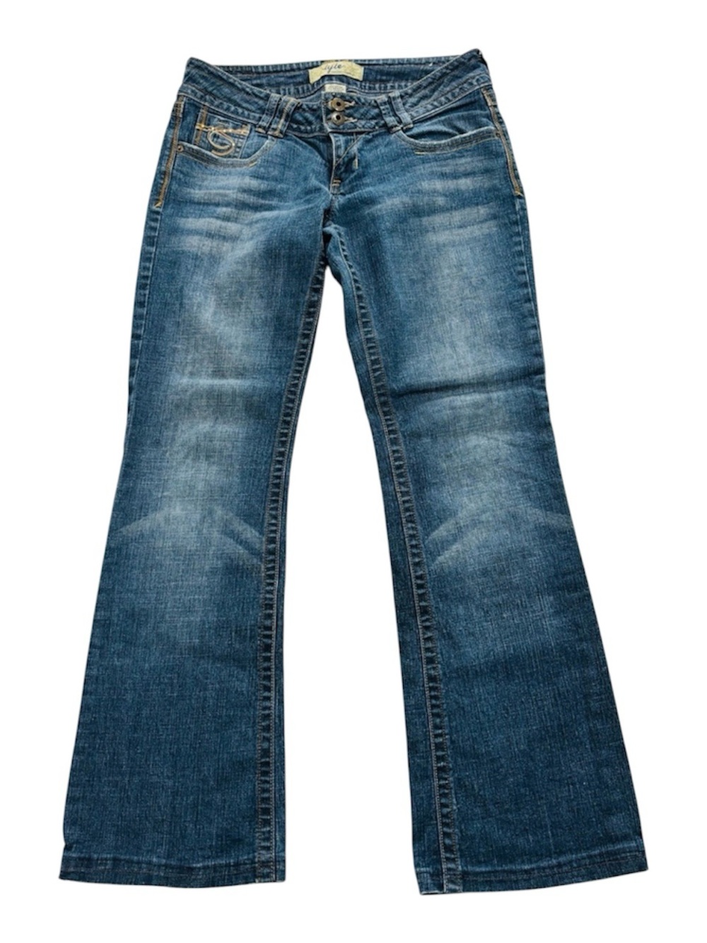 Y2K Tyte Jeans Boot Cut Low Rise Medium Wash 9